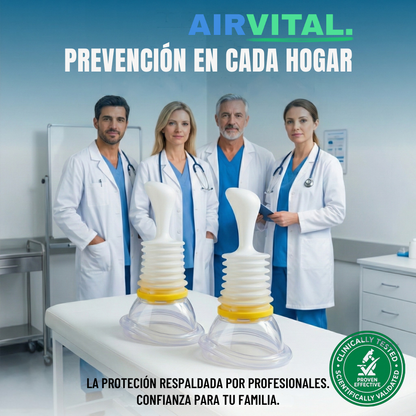 AirVital - Apoyo respiratorio seguro para niños y adultos.