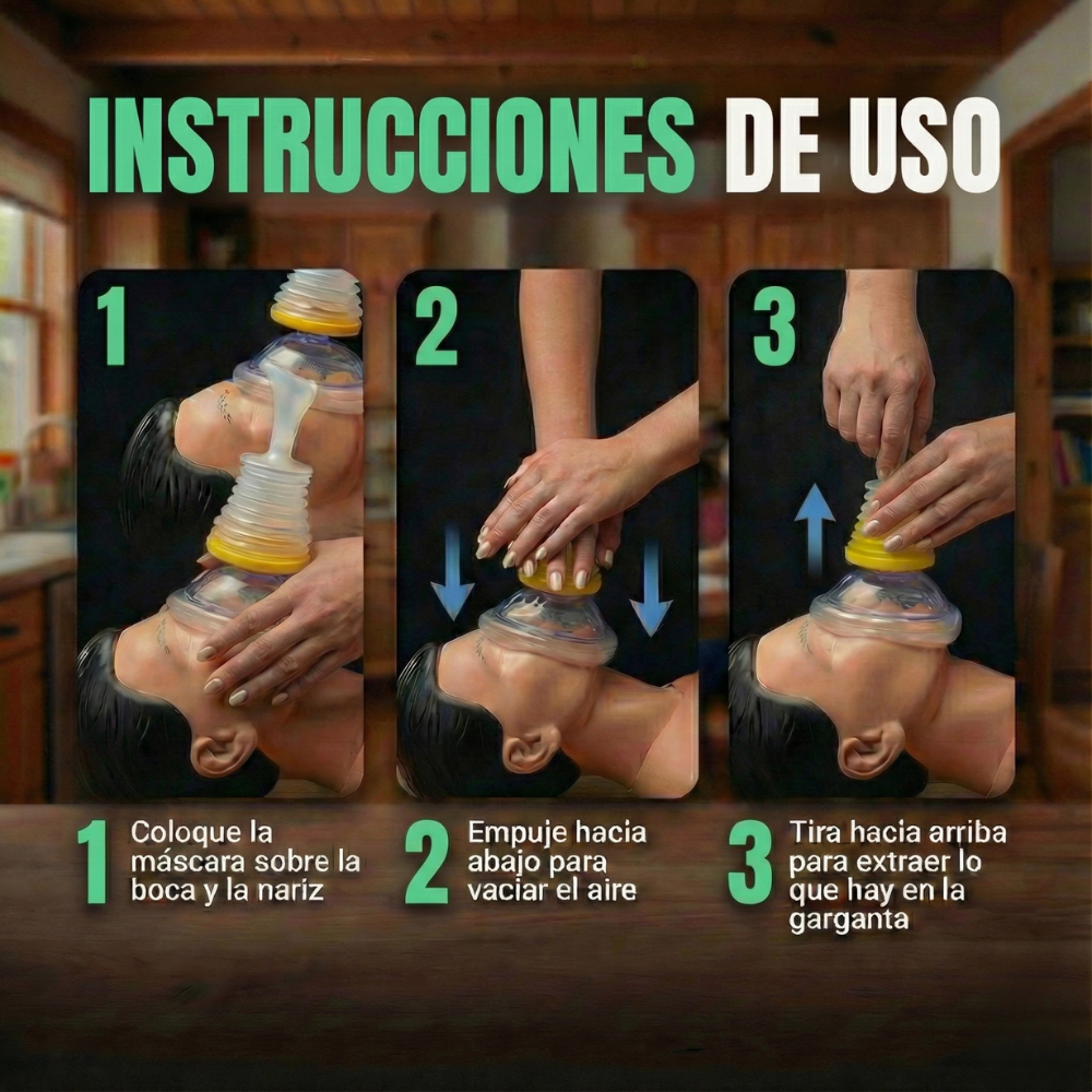 AirVital - Apoyo respiratorio seguro para niños y adultos.