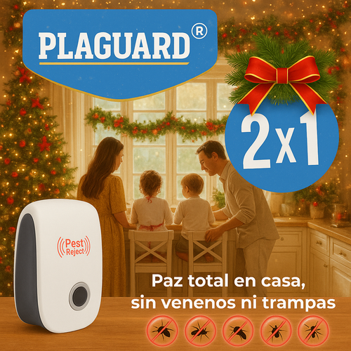 Repelente PLAGUARD® - 2x1 OFERTA IMPERDIBLE SOLO x HOY (lleva 2 y paga solo 1)